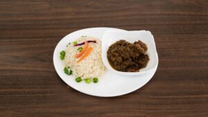 White Rice & Ayamase