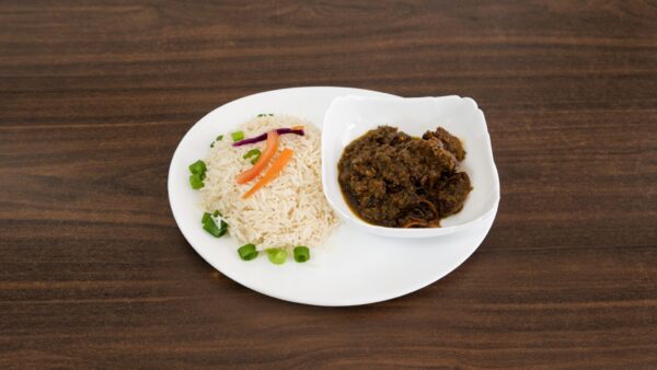 White Rice & Ayamase