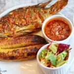 Grilled Tilapia with Plantain or Fried Yam, Medium